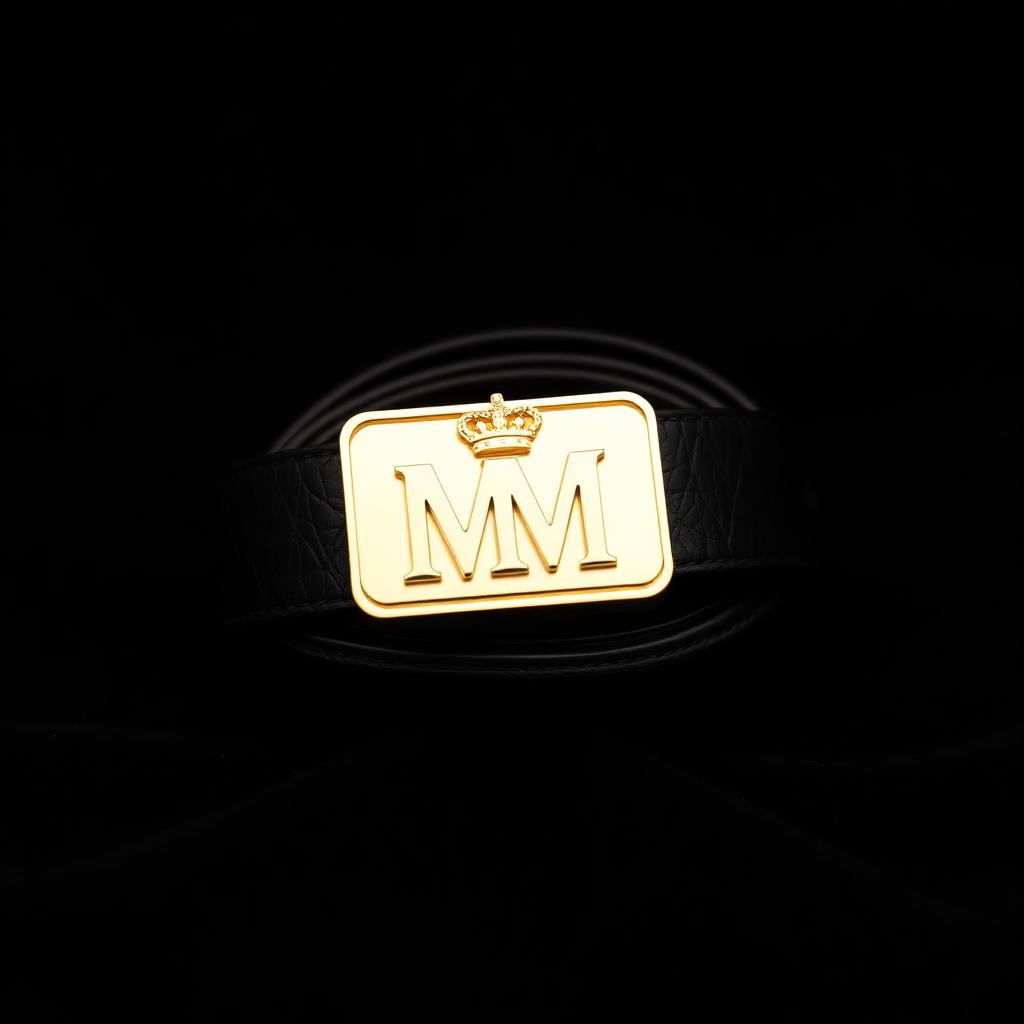 Ledergürtel „Goldbuckle"