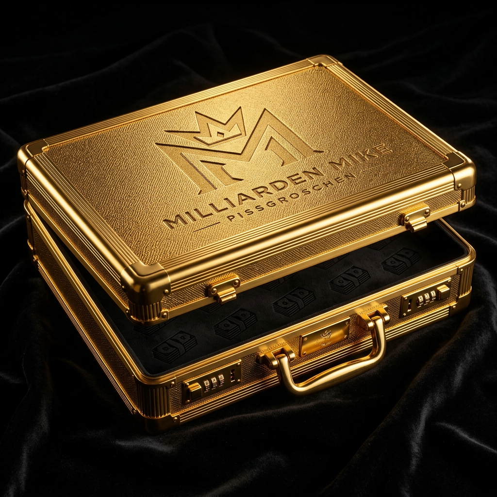 24k Plated Aktenkoffer