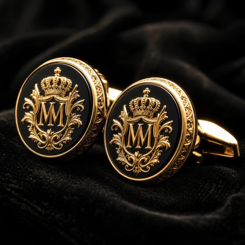 Manschettenknöpfe „M"