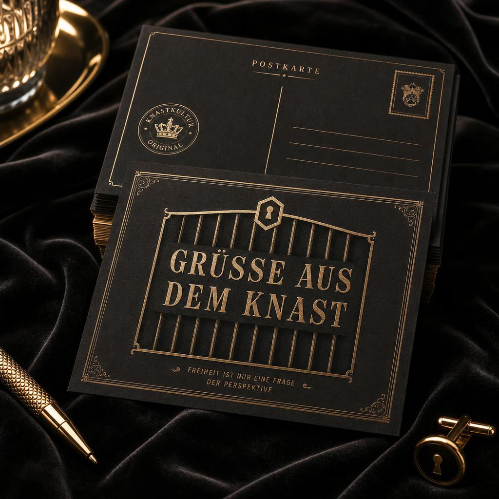Postkarten-Set „Grüße aus dem Knast"