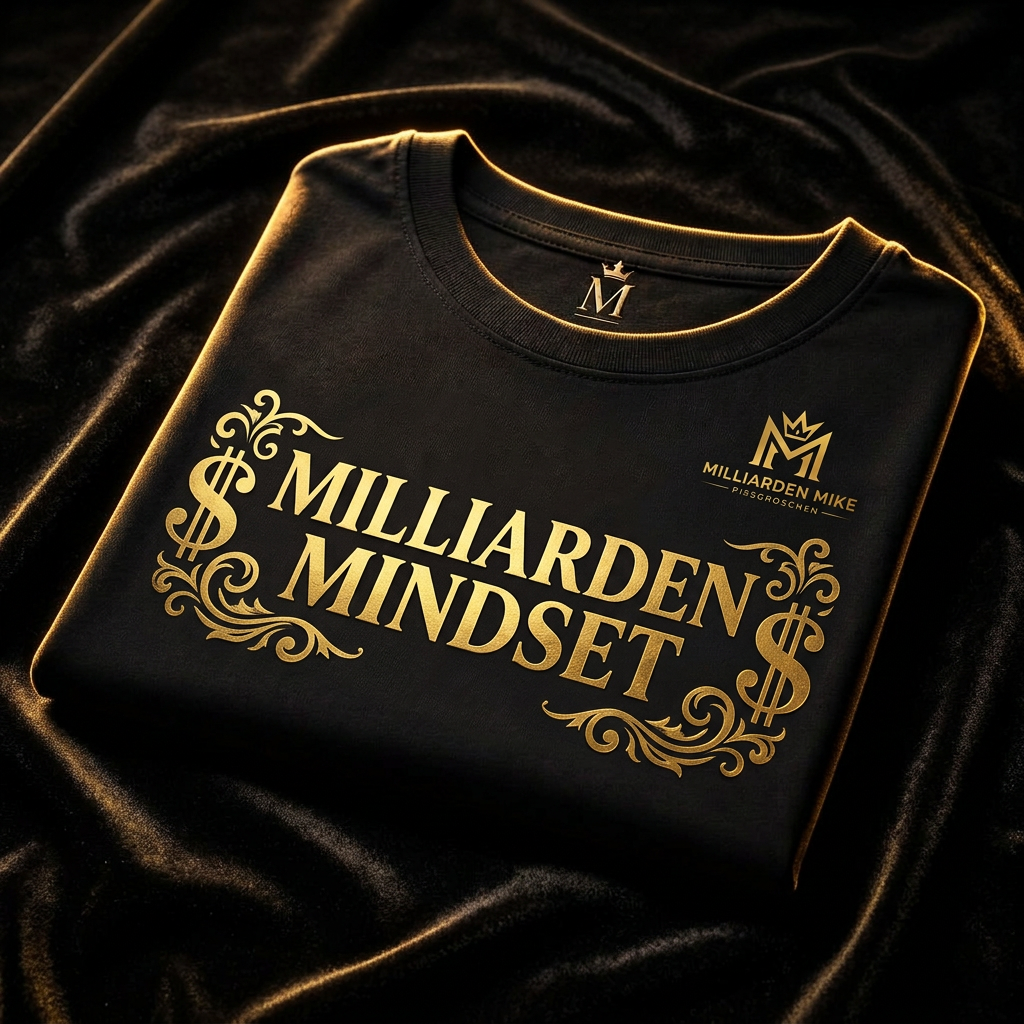 T-Shirt „Milliarden Mindset"